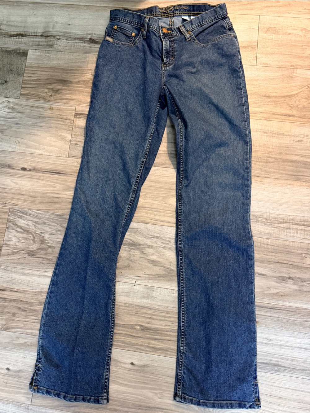 Cruel Girl Women's Straight Leg Blue Jeans Size 03 Long